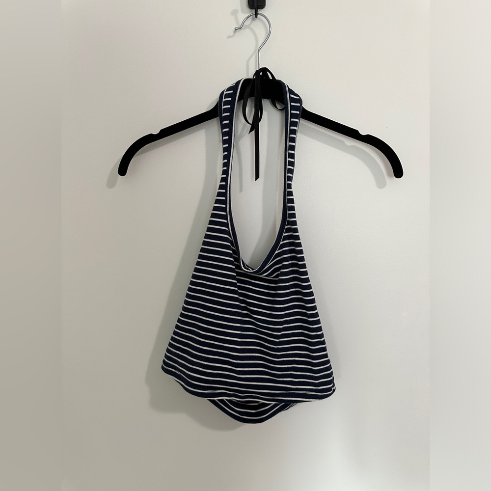 Vintage Aeropostale striped halter top s/m